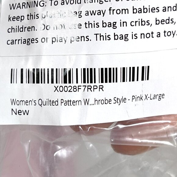 Pink Robe Soft Cozy Pockets XL - Picture 6 of 7